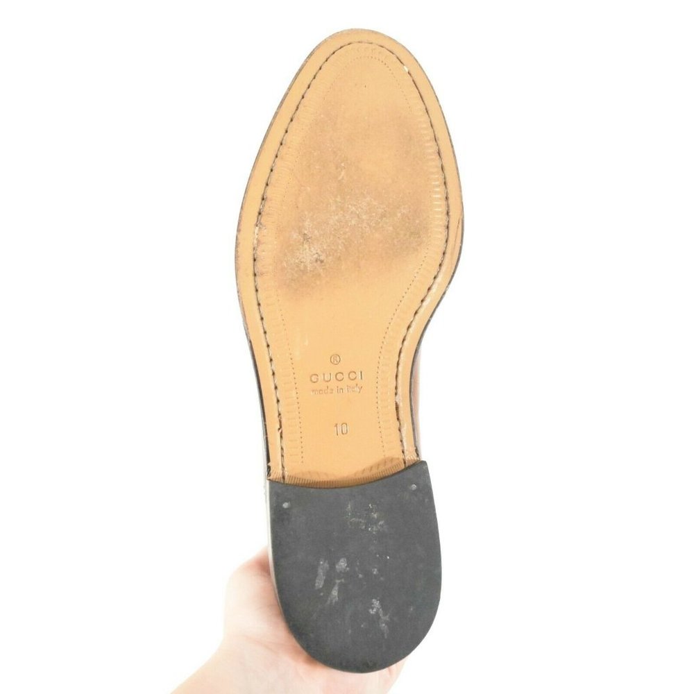 Gucci Saddle Brown Leather Pull-On Chelsea Boots - Picture 7 of 11